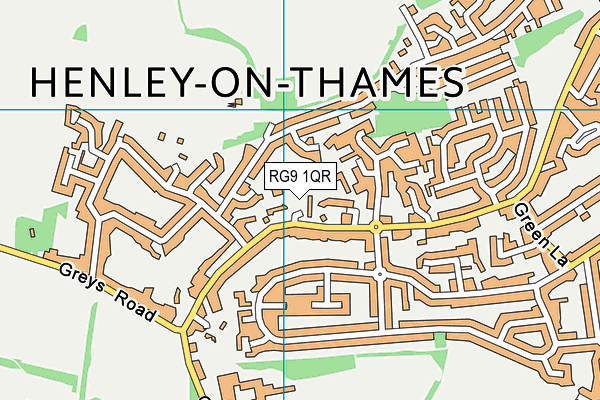RG9 1QR map - OS VectorMap District (Ordnance Survey) RG9 1QR map - OS VectorMap District (Ordnance Survey)
