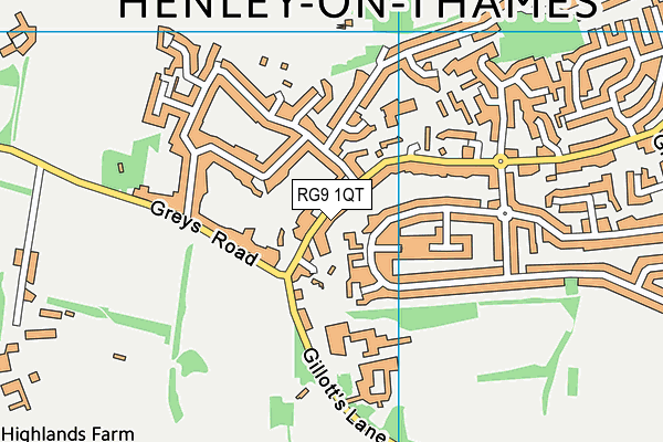 RG9 1QT map - OS VectorMap District (Ordnance Survey) RG9 1QT map - OS VectorMap District (Ordnance Survey)