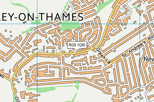 RG9 1QW map - OS VectorMap District (Ordnance Survey) RG9 1QW map - OS VectorMap District (Ordnance Survey)