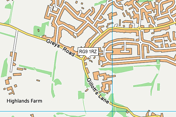 RG9 1RZ map - OS VectorMap District (Ordnance Survey) RG9 1RZ map - OS VectorMap District (Ordnance Survey)