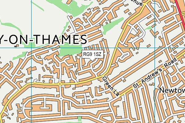 RG9 1SZ map - OS VectorMap District (Ordnance Survey) RG9 1SZ map - OS VectorMap District (Ordnance Survey)