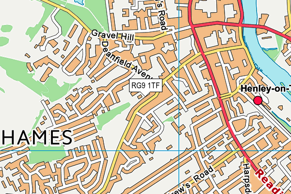 RG9 1TF map - OS VectorMap District (Ordnance Survey) RG9 1TF map - OS VectorMap District (Ordnance Survey)