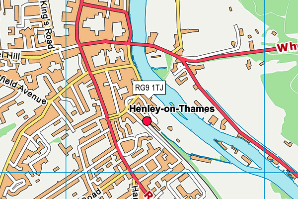 RG9 1TJ map - OS VectorMap District (Ordnance Survey)