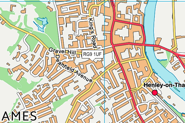 RG9 1UF map - OS VectorMap District (Ordnance Survey) RG9 1UF map - OS VectorMap District (Ordnance Survey)