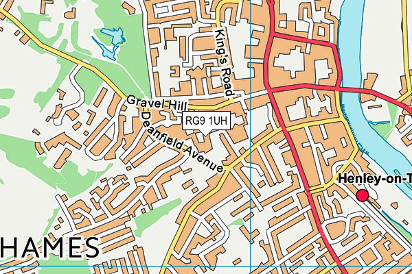 RG9 1UH map - OS VectorMap District (Ordnance Survey) RG9 1UH map - OS VectorMap District (Ordnance Survey)