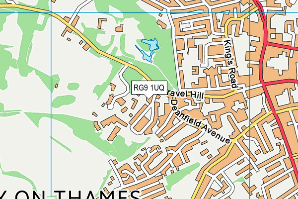 RG9 1UQ map - OS VectorMap District (Ordnance Survey) RG9 1UQ map - OS VectorMap District (Ordnance Survey)
