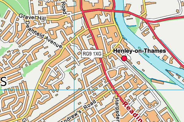 RG9 1XG map - OS VectorMap District (Ordnance Survey) RG9 1XG map - OS VectorMap District (Ordnance Survey)