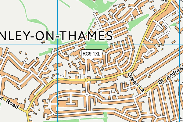 RG9 1XL map - OS VectorMap District (Ordnance Survey) RG9 1XL map - OS VectorMap District (Ordnance Survey)