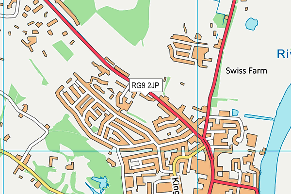 RG9 2JP map - OS VectorMap District (Ordnance Survey)