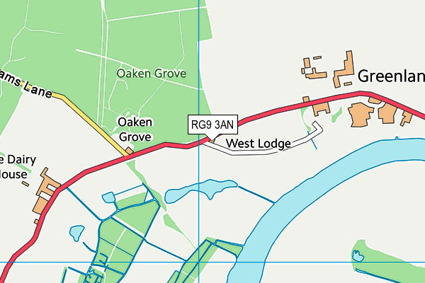 RG9 3AN map - OS VectorMap District (Ordnance Survey) RG9 3AN map - OS VectorMap District (Ordnance Survey)