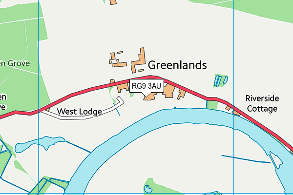 RG9 3AU map - OS VectorMap District (Ordnance Survey) RG9 3AU map - OS VectorMap District (Ordnance Survey)