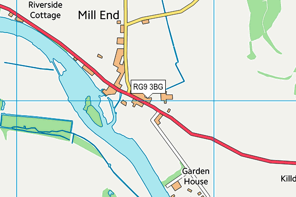 RG9 3BG map - OS VectorMap District (Ordnance Survey) RG9 3BG map - OS VectorMap District (Ordnance Survey)