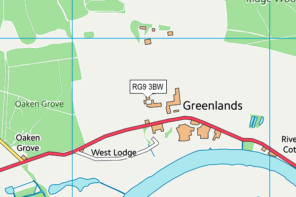 RG9 3BW map - OS VectorMap District (Ordnance Survey) RG9 3BW map - OS VectorMap District (Ordnance Survey)
