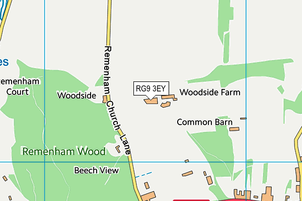 RG9 3EY map - OS VectorMap District (Ordnance Survey) RG9 3EY map - OS VectorMap District (Ordnance Survey)