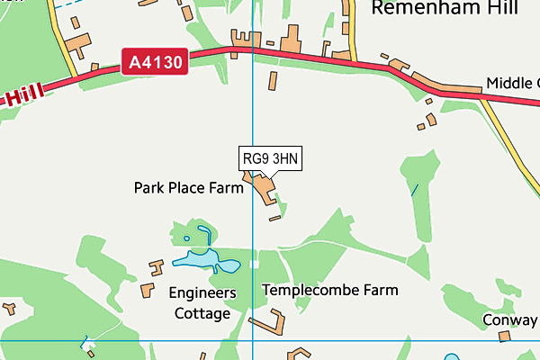 RG9 3HN map - OS VectorMap District (Ordnance Survey) RG9 3HN map - OS VectorMap District (Ordnance Survey)
