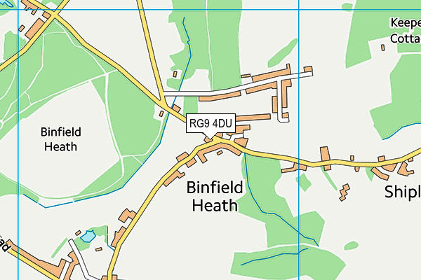 RG9 4DU map - OS VectorMap District (Ordnance Survey) RG9 4DU map - OS VectorMap District (Ordnance Survey)