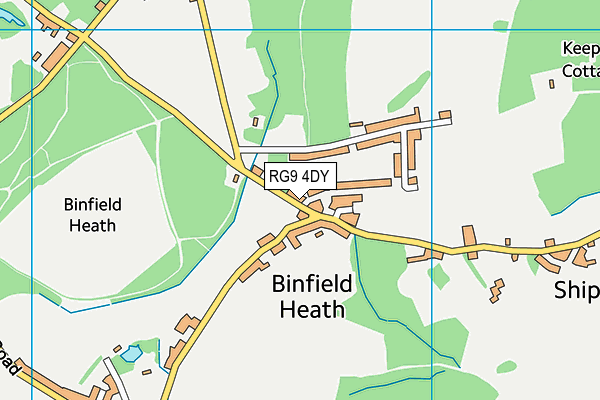 RG9 4DY map - OS VectorMap District (Ordnance Survey) RG9 4DY map - OS VectorMap District (Ordnance Survey)