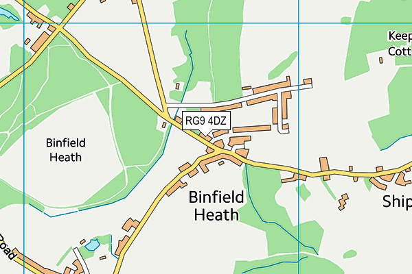 RG9 4DZ map - OS VectorMap District (Ordnance Survey) RG9 4DZ map - OS VectorMap District (Ordnance Survey)