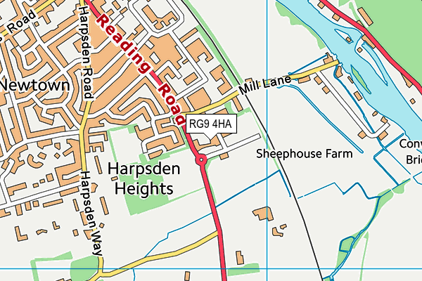 RG9 4HA map - OS VectorMap District (Ordnance Survey) RG9 4HA map - OS VectorMap District (Ordnance Survey)