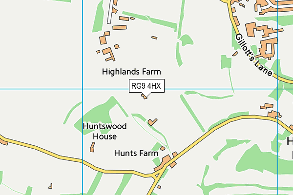 RG9 4HX map - OS VectorMap District (Ordnance Survey) RG9 4HX map - OS VectorMap District (Ordnance Survey)