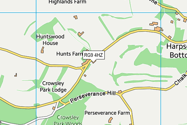 RG9 4HZ map - OS VectorMap District (Ordnance Survey) RG9 4HZ map - OS VectorMap District (Ordnance Survey)
