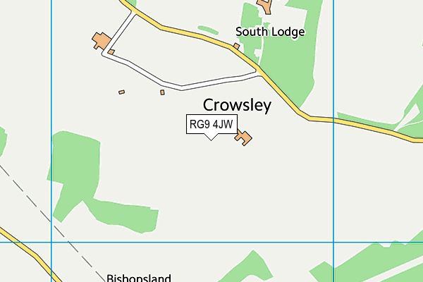 RG9 4JW map - OS VectorMap District (Ordnance Survey)