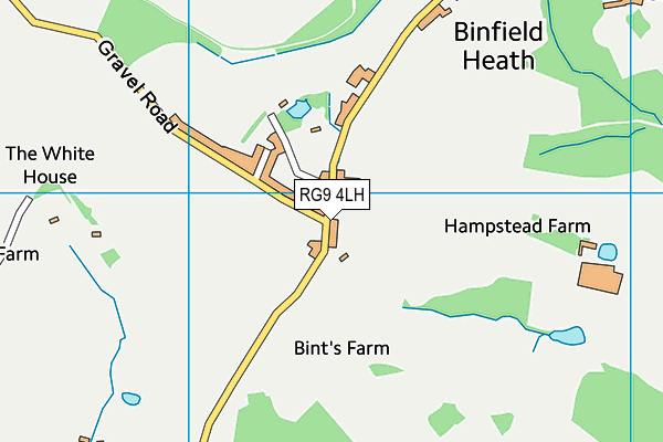 RG9 4LH map - OS VectorMap District (Ordnance Survey)