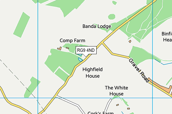 RG9 4ND map - OS VectorMap District (Ordnance Survey) RG9 4ND map - OS VectorMap District (Ordnance Survey)