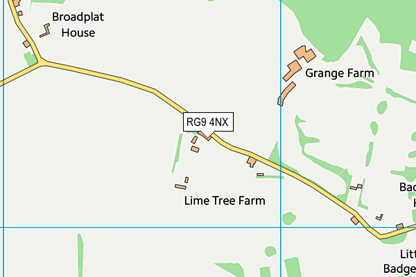 RG9 4NX map - OS VectorMap District (Ordnance Survey) RG9 4NX map - OS VectorMap District (Ordnance Survey)