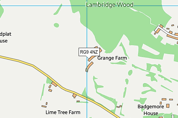 RG9 4NZ map - OS VectorMap District (Ordnance Survey) RG9 4NZ map - OS VectorMap District (Ordnance Survey)