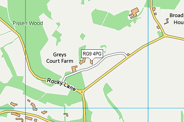 RG9 4PG map - OS VectorMap District (Ordnance Survey) RG9 4PG map - OS VectorMap District (Ordnance Survey)