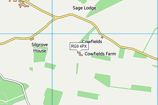 RG9 4PX map - OS VectorMap District (Ordnance Survey) RG9 4PX map - OS VectorMap District (Ordnance Survey)