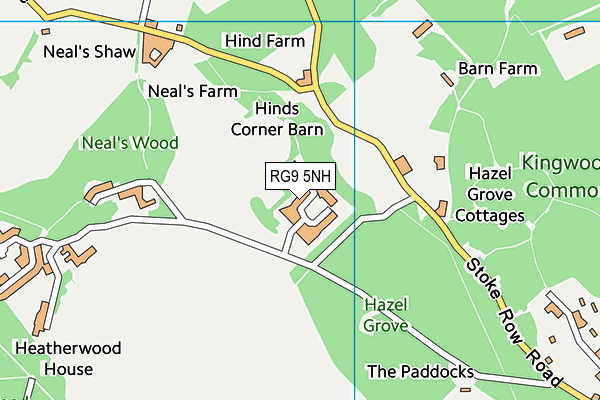 RG9 5NH map - OS VectorMap District (Ordnance Survey) RG9 5NH map - OS VectorMap District (Ordnance Survey)