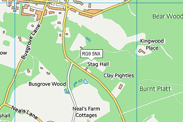 RG9 5NX map - OS VectorMap District (Ordnance Survey) RG9 5NX map - OS VectorMap District (Ordnance Survey)