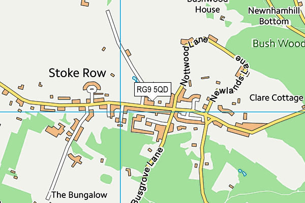 RG9 5QD map - OS VectorMap District (Ordnance Survey)