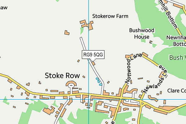 RG9 5QG map - OS VectorMap District (Ordnance Survey)
