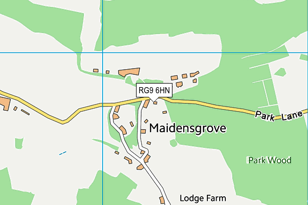 RG9 6HN map - OS VectorMap District (Ordnance Survey)