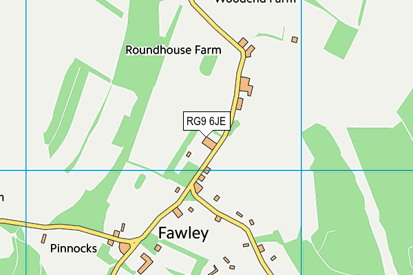 RG9 6JE map - OS VectorMap District (Ordnance Survey) RG9 6JE map - OS VectorMap District (Ordnance Survey)