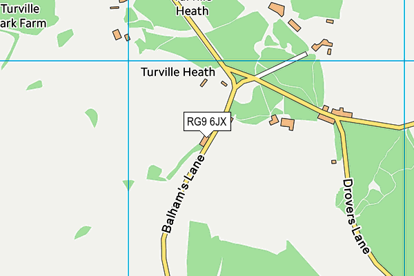 RG9 6JX map - OS VectorMap District (Ordnance Survey)