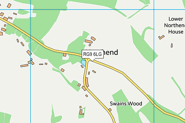 RG9 6LG map - OS VectorMap District (Ordnance Survey)