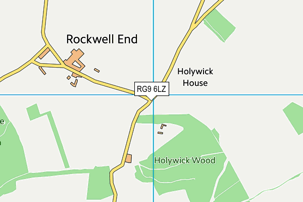 RG9 6LZ map - OS VectorMap District (Ordnance Survey) RG9 6LZ map - OS VectorMap District (Ordnance Survey)