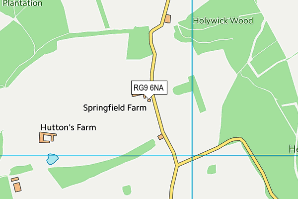 RG9 6NA map - OS VectorMap District (Ordnance Survey) RG9 6NA map - OS VectorMap District (Ordnance Survey)