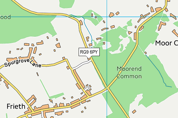 RG9 6PY map - OS VectorMap District (Ordnance Survey) RG9 6PY map - OS VectorMap District (Ordnance Survey)