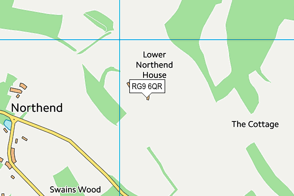 RG9 6QR map - OS VectorMap District (Ordnance Survey)