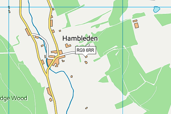 RG9 6RR map - OS VectorMap District (Ordnance Survey) RG9 6RR map - OS VectorMap District (Ordnance Survey)