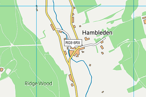 RG9 6RX map - OS VectorMap District (Ordnance Survey) RG9 6RX map - OS VectorMap District (Ordnance Survey)