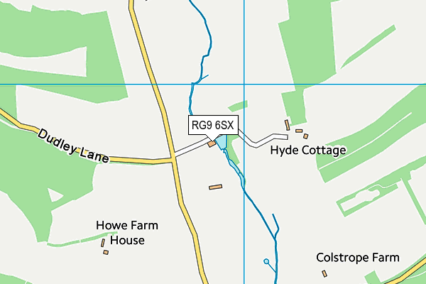 RG9 6SX map - OS VectorMap District (Ordnance Survey) RG9 6SX map - OS VectorMap District (Ordnance Survey)