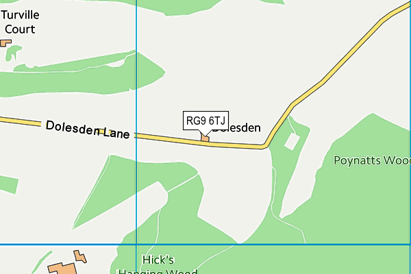 RG9 6TJ map - OS VectorMap District (Ordnance Survey) RG9 6TJ map - OS VectorMap District (Ordnance Survey)