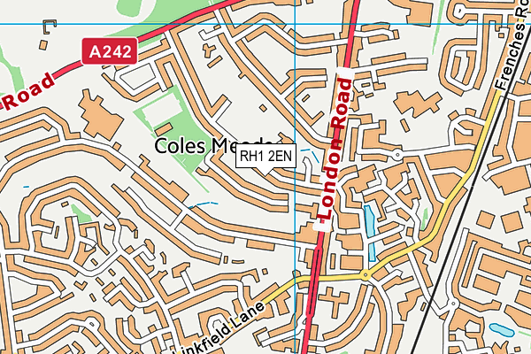 RH1 2EN map - OS VectorMap District (Ordnance Survey) RH1 2EN map - OS VectorMap District (Ordnance Survey)