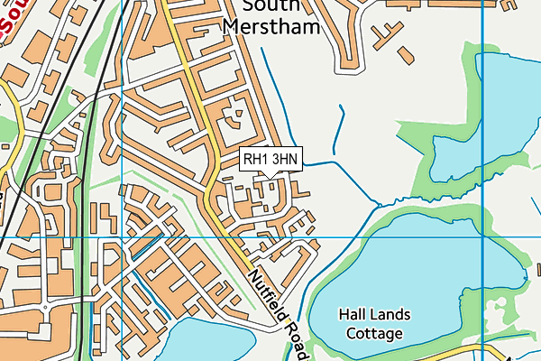RH1 3HN map - OS VectorMap District (Ordnance Survey) RH1 3HN map - OS VectorMap District (Ordnance Survey)
